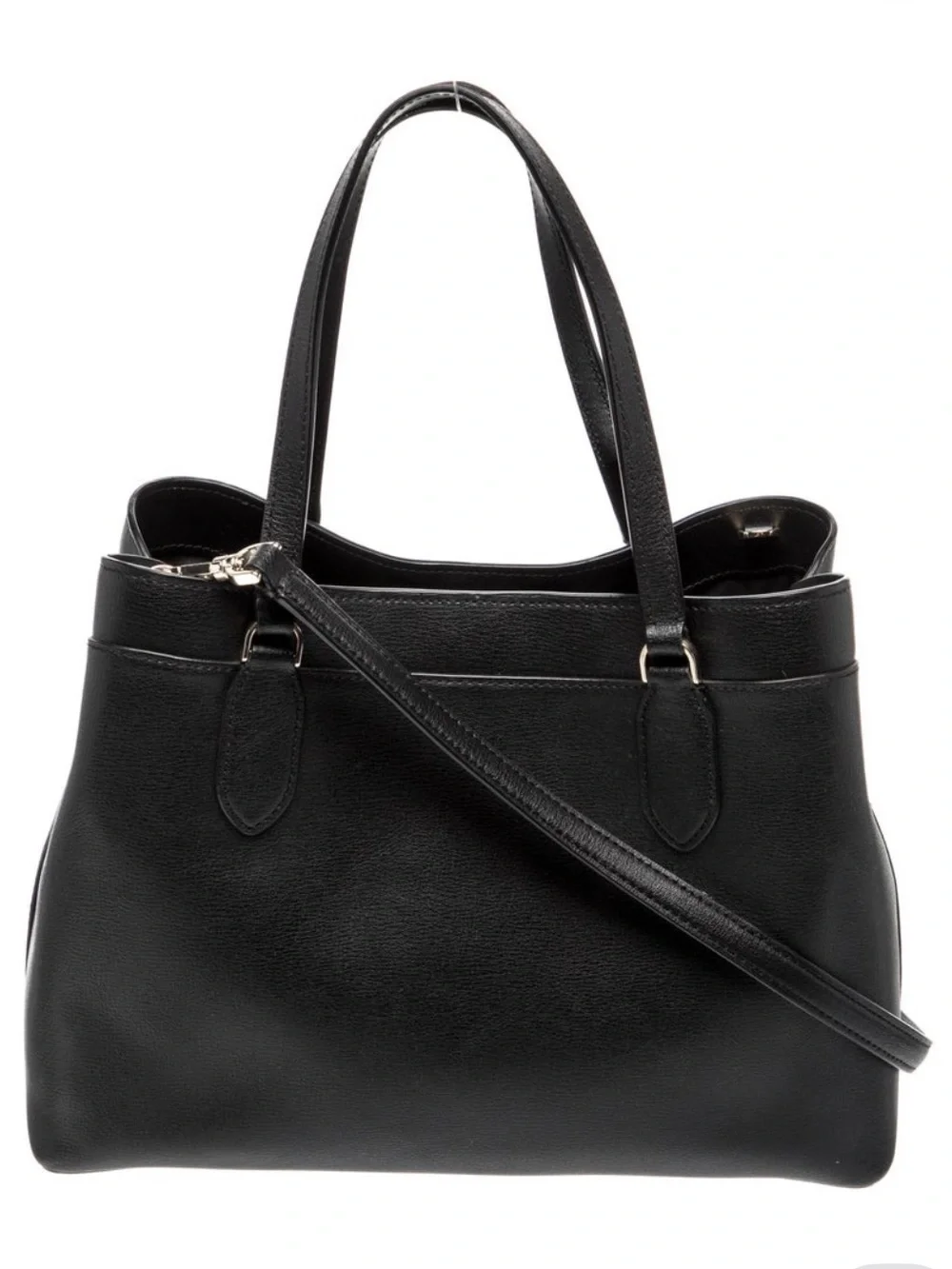 kate spade Black Leather Shoulder bag with Adjustable Strap